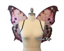 Pink Fairy Wings for Adults - Mother of Pearl Butterfly Wings for a Fairy Halloween Costume
