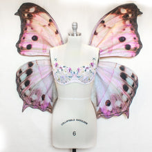 Large Pink Mother of Pearl Fairy Costume Wings