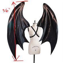 Very Large Demon or Bat Costume Wings