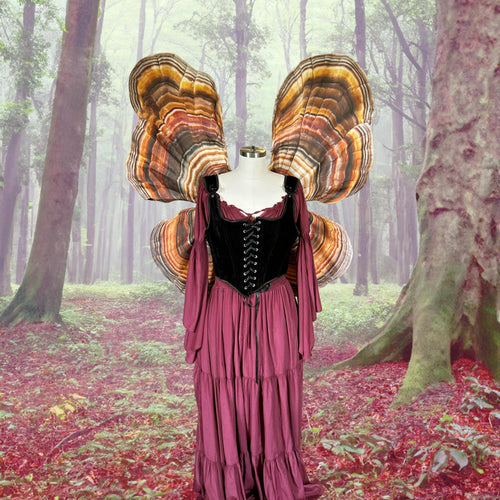Large Mushroom Fairy Costume Wings - Butterfly Halloween Costume