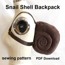 Snail Costume for Adults Sewing Pattern - Digital Sewing Pattern - This is a computer PDF file not an actual backpack
