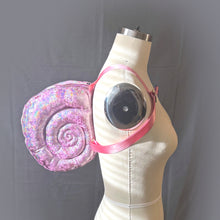 Petite Escargot Snail Shell Backpack in Pink -- Preorder