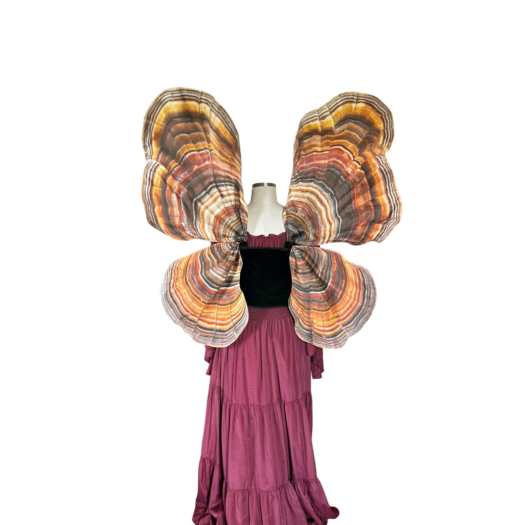 Large Mushroom Fairy Costume Wings - Butterfly Halloween Costume Moon Moth Wings Large Mushroom Fairy Costume Wings - Butterfly Halloween Costume Moon Moth Wings