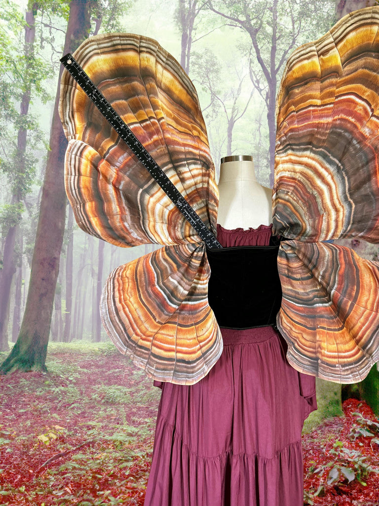 Large Mushroom Fairy Costume Wings - Butterfly Halloween Costume – Moon ...