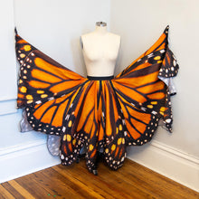 Full Monarch Butterfly Wing Skirt for Women in Cotton Sateen 360 or 720 Degree