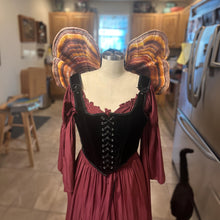 Small Mushroom Fairy Costume Wings for Halloween, Turkey Tail Mushroom Wings