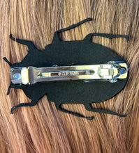 Beetle Hair Clip, Whimsical Hair Accessory, Hair Pin, Book Lovers Gift for Beetle Enthusiasts