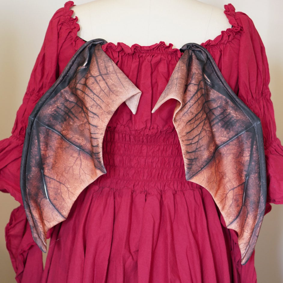 Small Bat Costume Wings Wings for Halloween, Realistic and Corset-Frie ...
