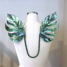 Monstera Leaf Fairy Wings, Adult Fairy Wings, Corset Friendly Fairy Wings