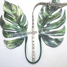 Medium Monstera Leaf Fairy Wings, Adult Fairy Wings, Corset Friendly Fairy Wings