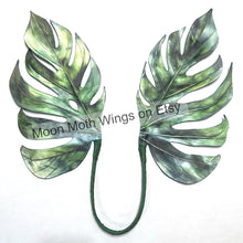 Medium Monstera Leaf Fairy Wings, Adult Fairy Wings, Corset Friendly Fairy Wings