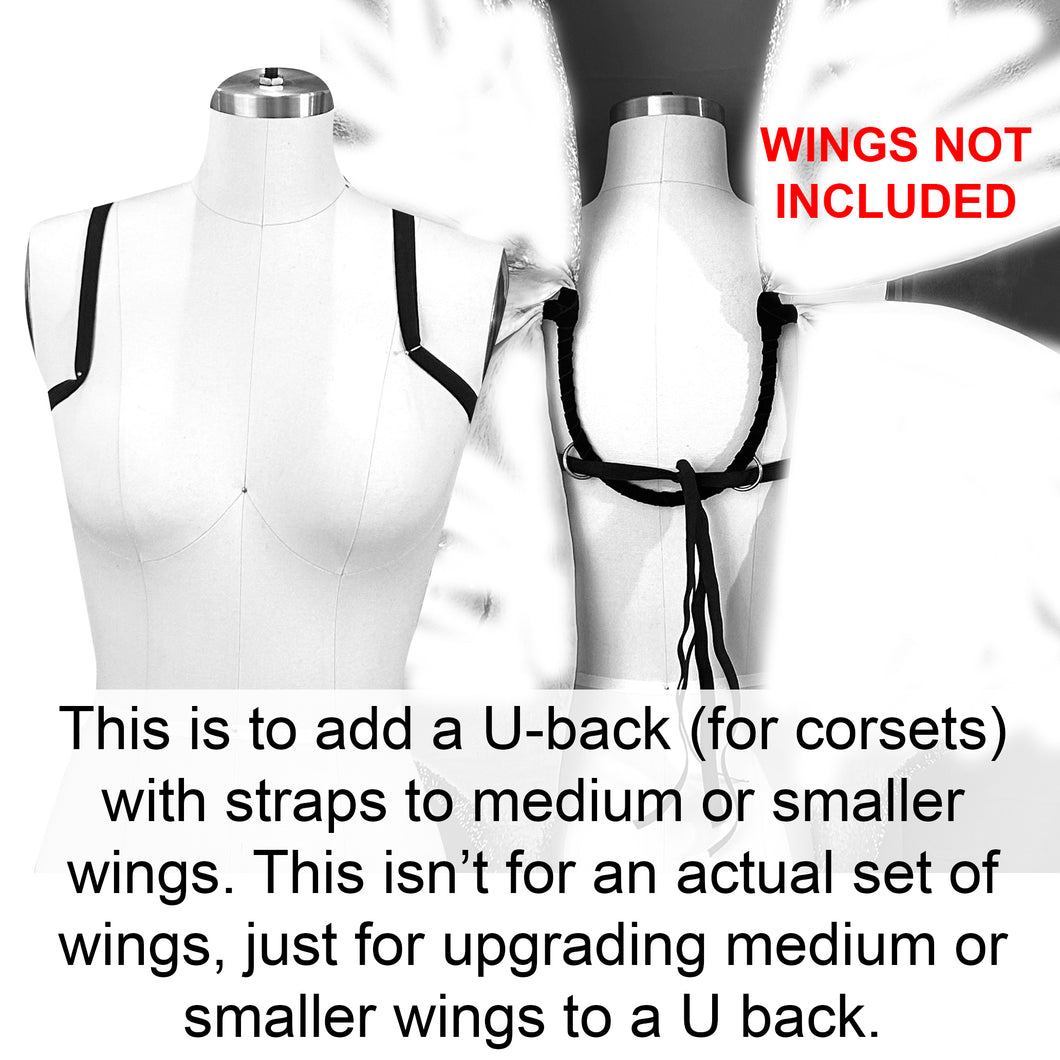 Convertible Corset U-Back Upgrade for Small and Medium Wings