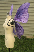 Purple Flower Fairy Wings Corset Friendly Design