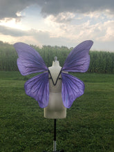 Purple Flower Fairy Wings Corset Friendly Design