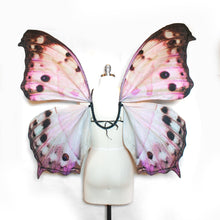 Large Pink Mother of Pearl Fairy Costume Wings