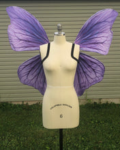 Purple Flower Fairy Wings Corset Friendly Design