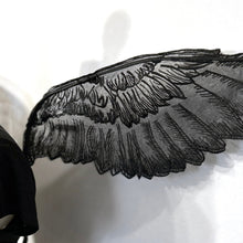 Raven Costume Wings for Adults, Black Lace Wings