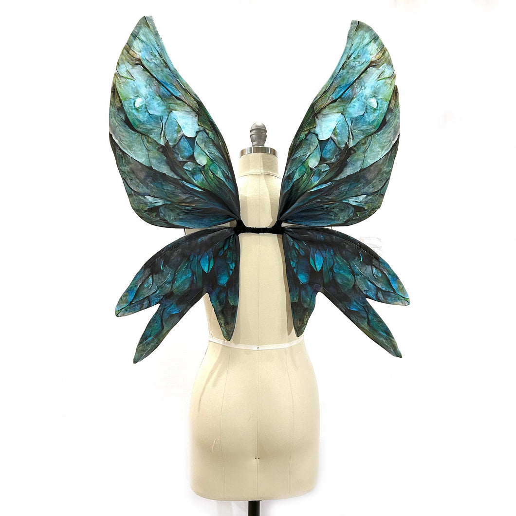 Blue Green Apatite Crystal Costume Fairy Wings