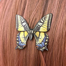 Collection of Butterfly and Moth Hair Barrettes or Brooches