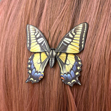 Swallowtail Butterfly Hair Barrette or Brooch - Butterfly Hair Clip