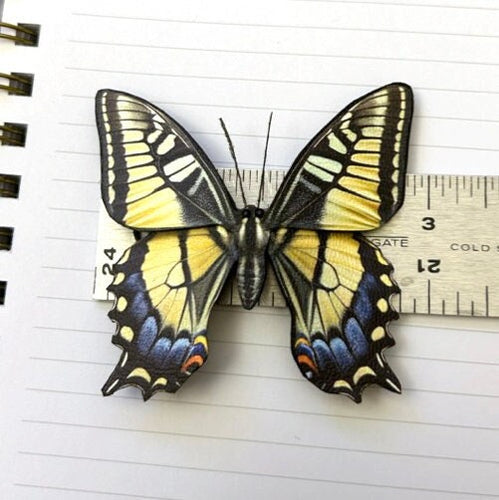 Swallowtail Butterfly Hair Barrette or Brooch - Butterfly Hair Clip