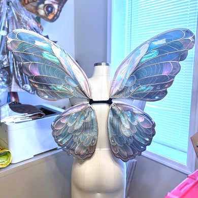 Opal-Inspired Fairy Wings for Fairy Costume Medium Size